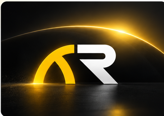 Arclight AR brandmark with a sunrise horizon